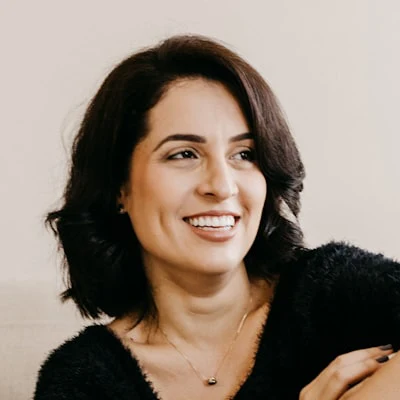 Portrait of Neha Jain, founder and author, Wellness Vibe client